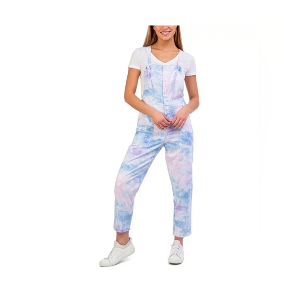 Vintage 90'sJordache Knotted Slouchy Jean Overalls - L - Picture 2 of 11